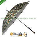 Fashion Camouflage Fiberglass Stick Umbrella Skull Head Rain Umbrella (SU-KL23BF)